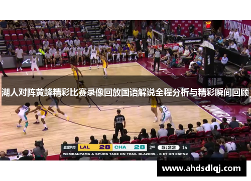 湖人对阵黄蜂精彩比赛录像回放国语解说全程分析与精彩瞬间回顾